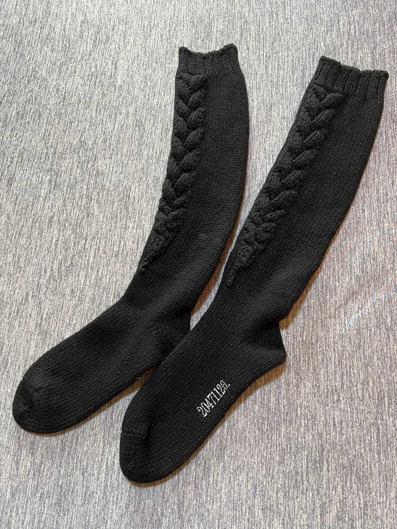 20471120 トゥオーフォーセブンワンワントゥオー 厚手ソックス　ロング丈