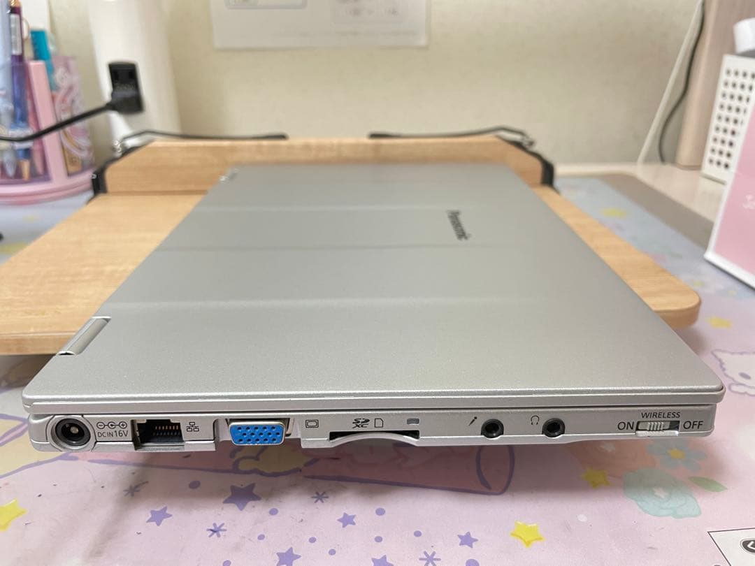 レッツノートAX3 4/128 2in1 累計使用時間少 バッテリー消耗 美品