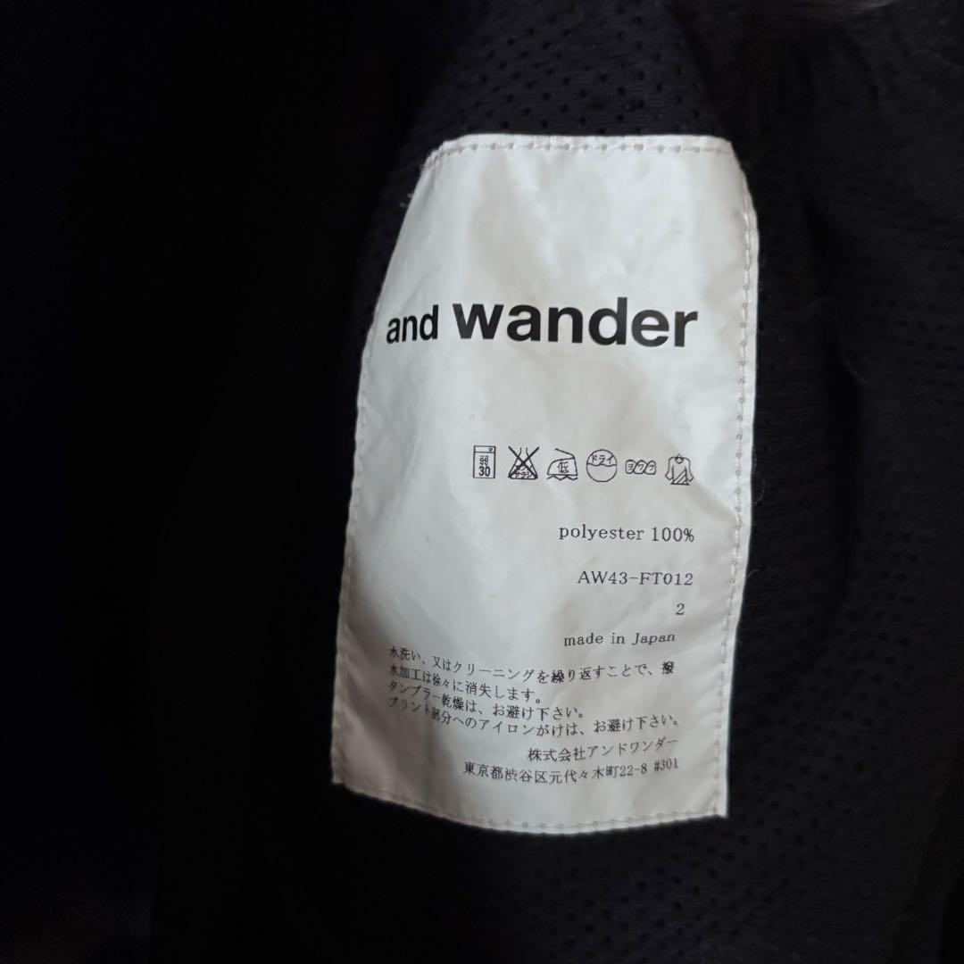 古着and wander マウンテン パーカー ジャケット グレー