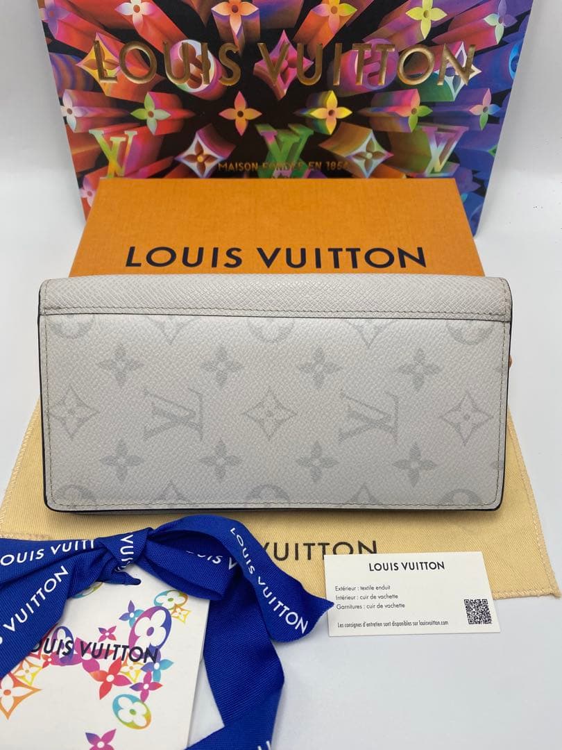 ルイヴィトン【現行 最高級美品】タイガマラ ポルトフォイユ ブラザ NM 長財布