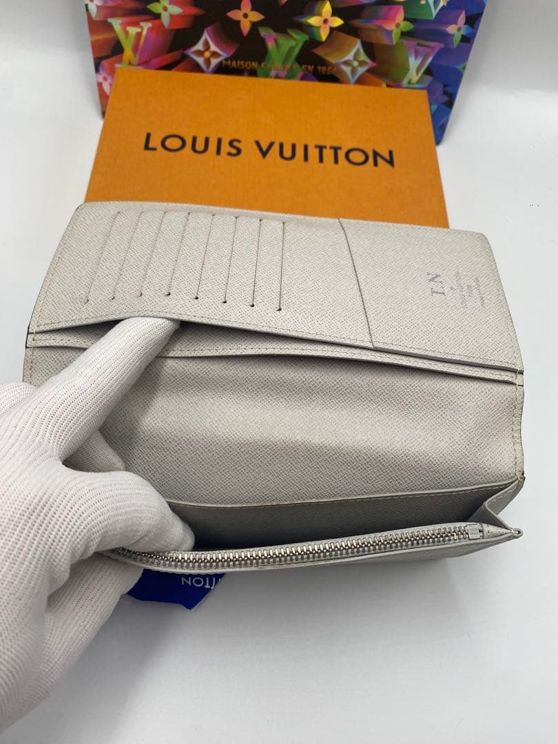 ルイヴィトン【現行 最高級美品】タイガマラ ポルトフォイユ ブラザ NM 長財布
