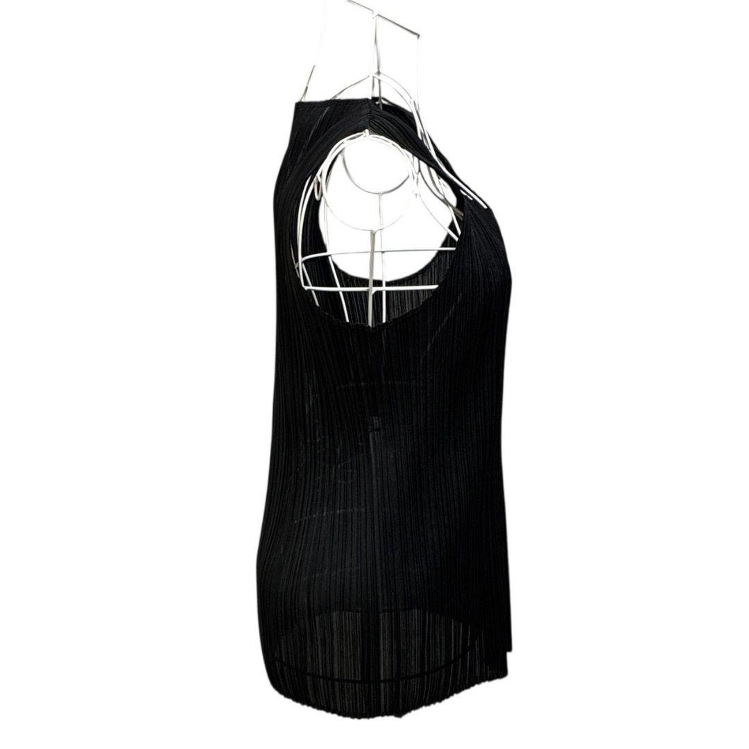 極美品✨プリーツプリーズ イッセイミヤケ キャミソールノースリーブ 黒 3