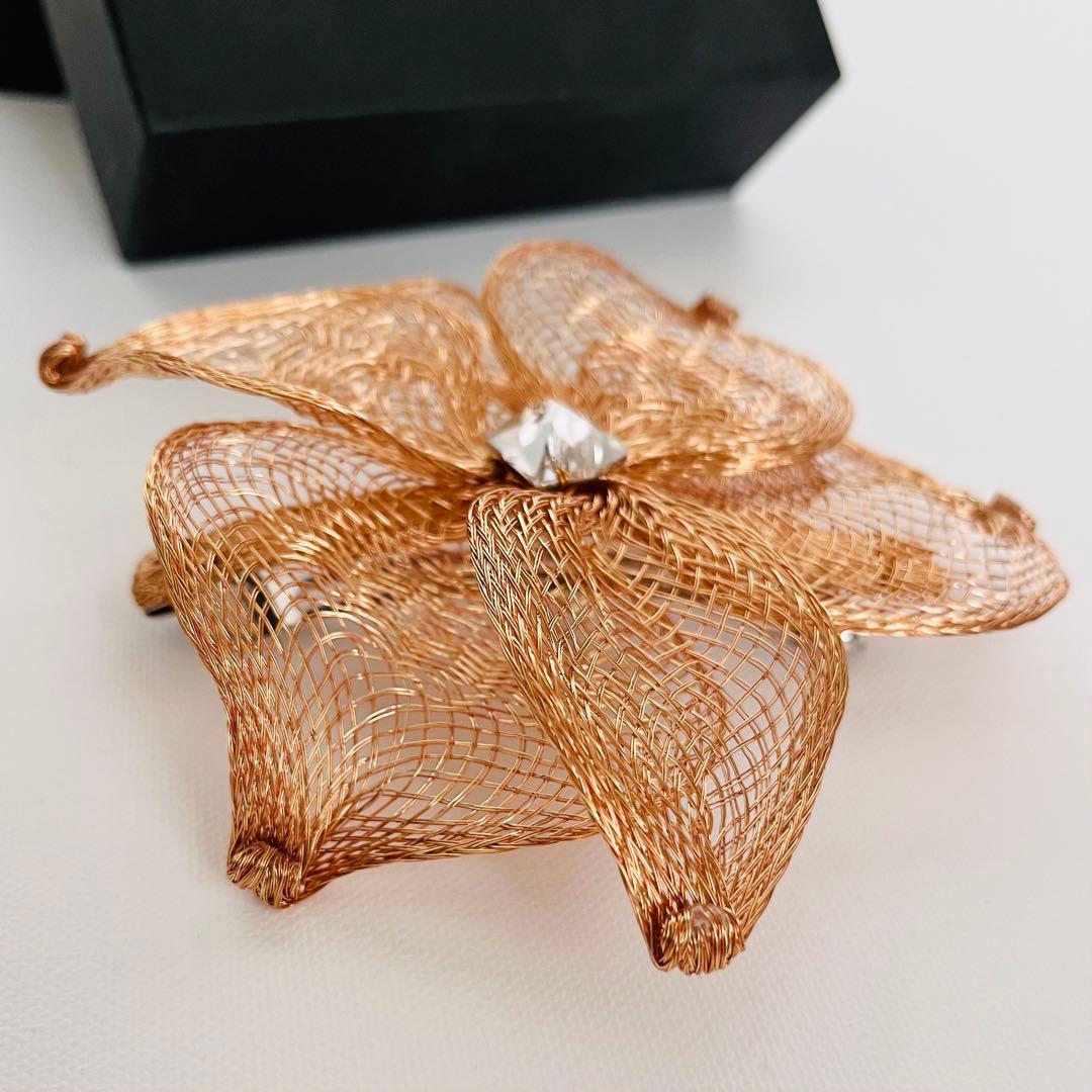 2/7迄値下【卒業式・謝恩会・入学式】コレットマルーフ メッシュフラワーバレッタ