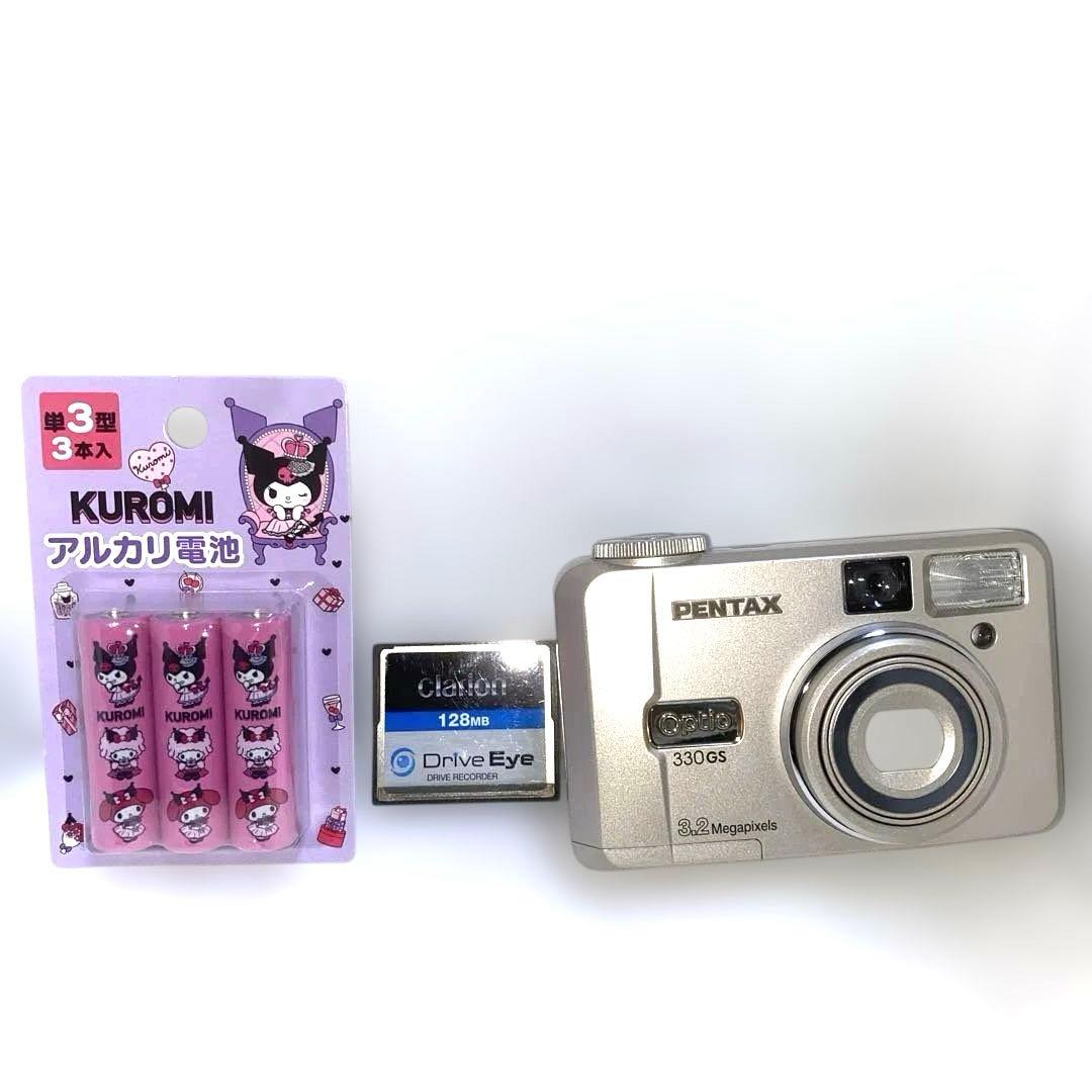 動作品　PENTAXはOptio 330GS デジカメ