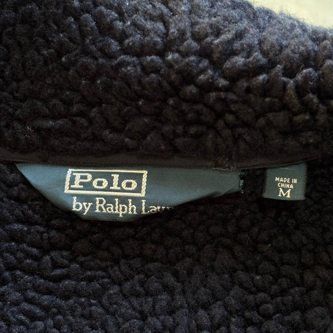 【超希少】ポロバイラルフローレン パイルジャケット ポニー刺繍 短丈 00s M