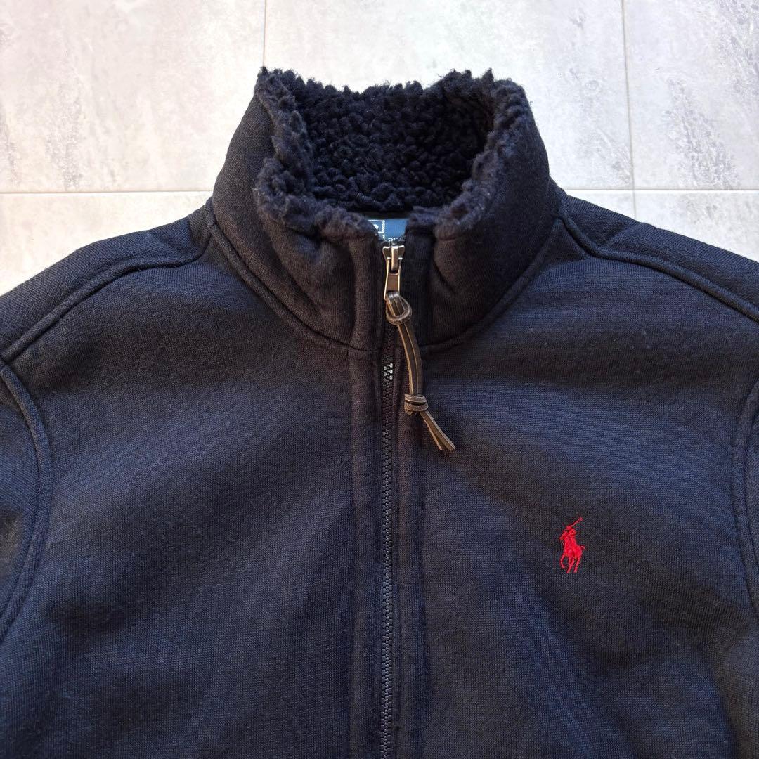 【超希少】ポロバイラルフローレン パイルジャケット ポニー刺繍 短丈 00s M