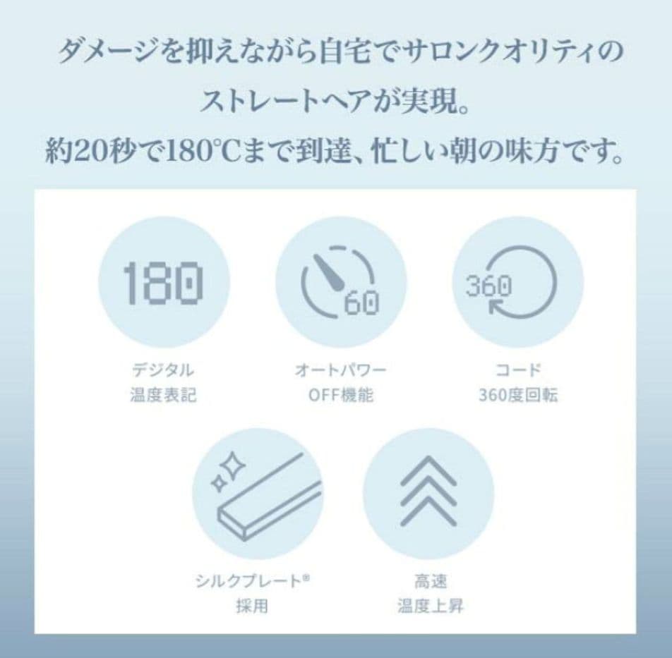 【7回使用】KINUJO　絹女　ストレートアイロン　LM225