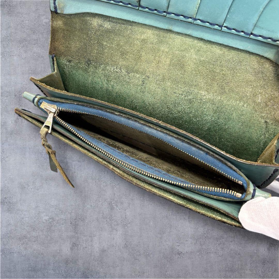 【超希少】革蛸謹製 匠 伝説モデル ハンドソーイング 手縫い 革蛸 長財布