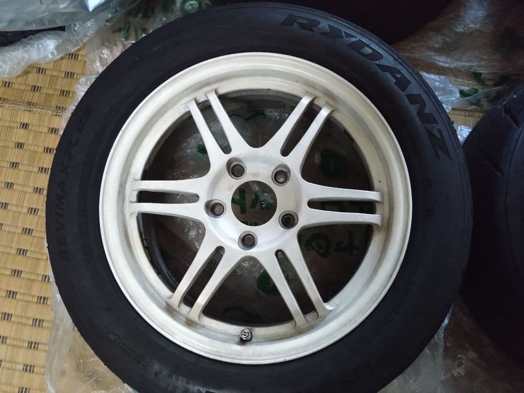 鍛栄舎16インチ ホイールセット シバタイヤ２８０ タイヤ付き