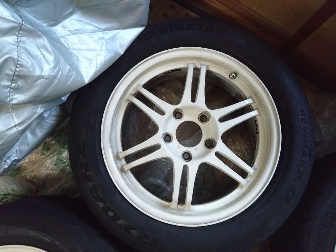 鍛栄舎16インチ ホイールセット シバタイヤ２８０ タイヤ付き