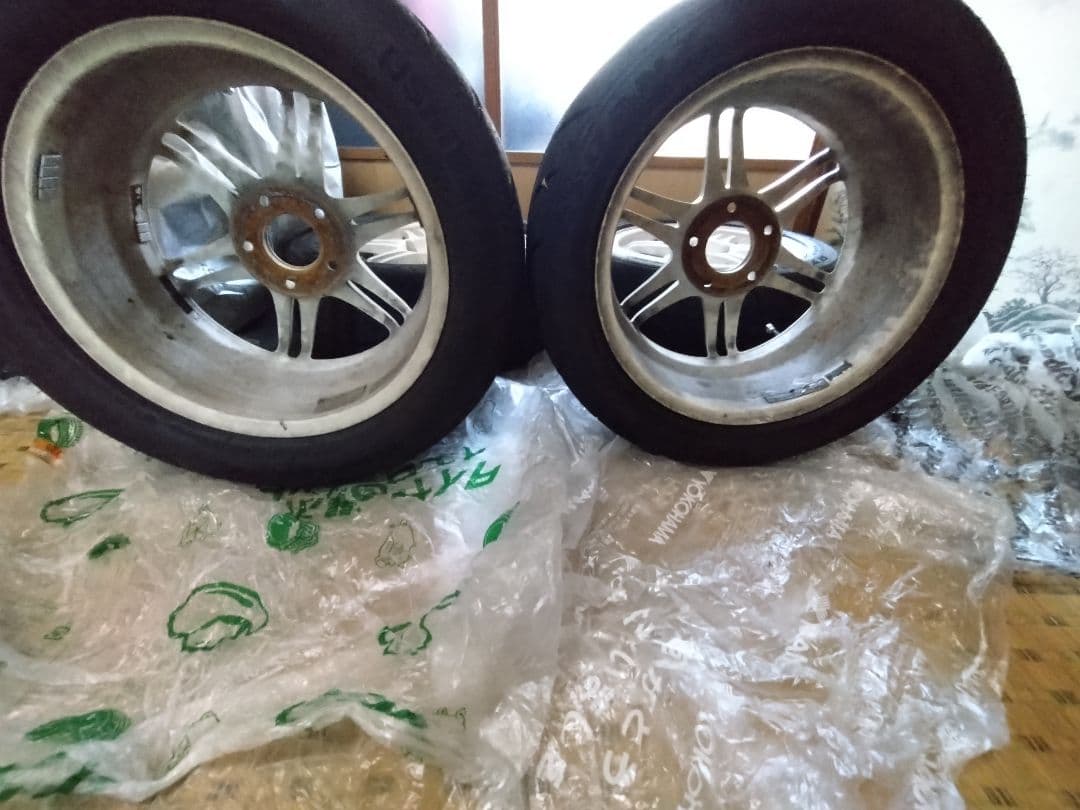 鍛栄舎16インチ ホイールセット シバタイヤ２８０ タイヤ付き