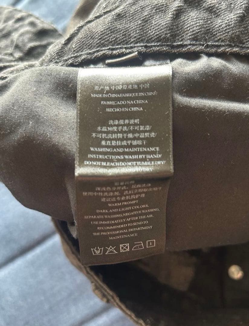 パンツ PERSONSOUL mud dirty denim jeans