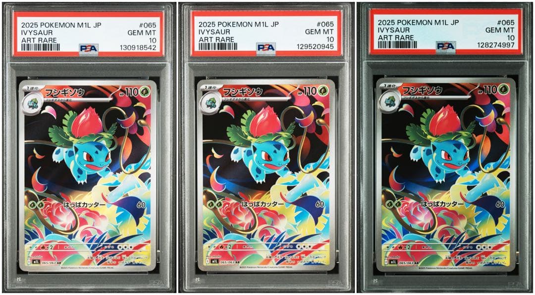 PSA10 フシギソウAR 3枚セット