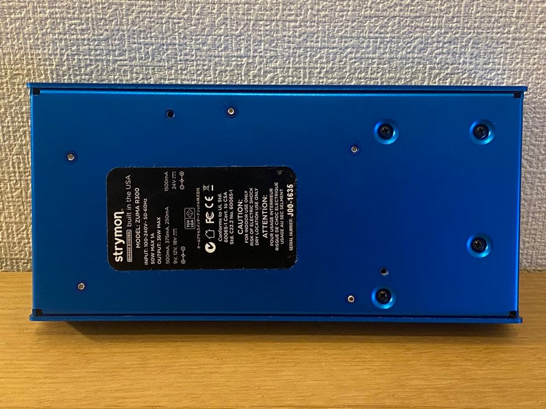 【美品】Strymon Zuma R300 パワーサプライ9V/12V DC電源