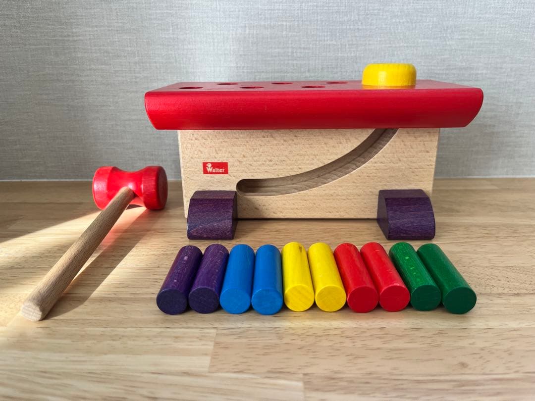 ニック社 木製知育玩具 ハンマートイ 大工さん