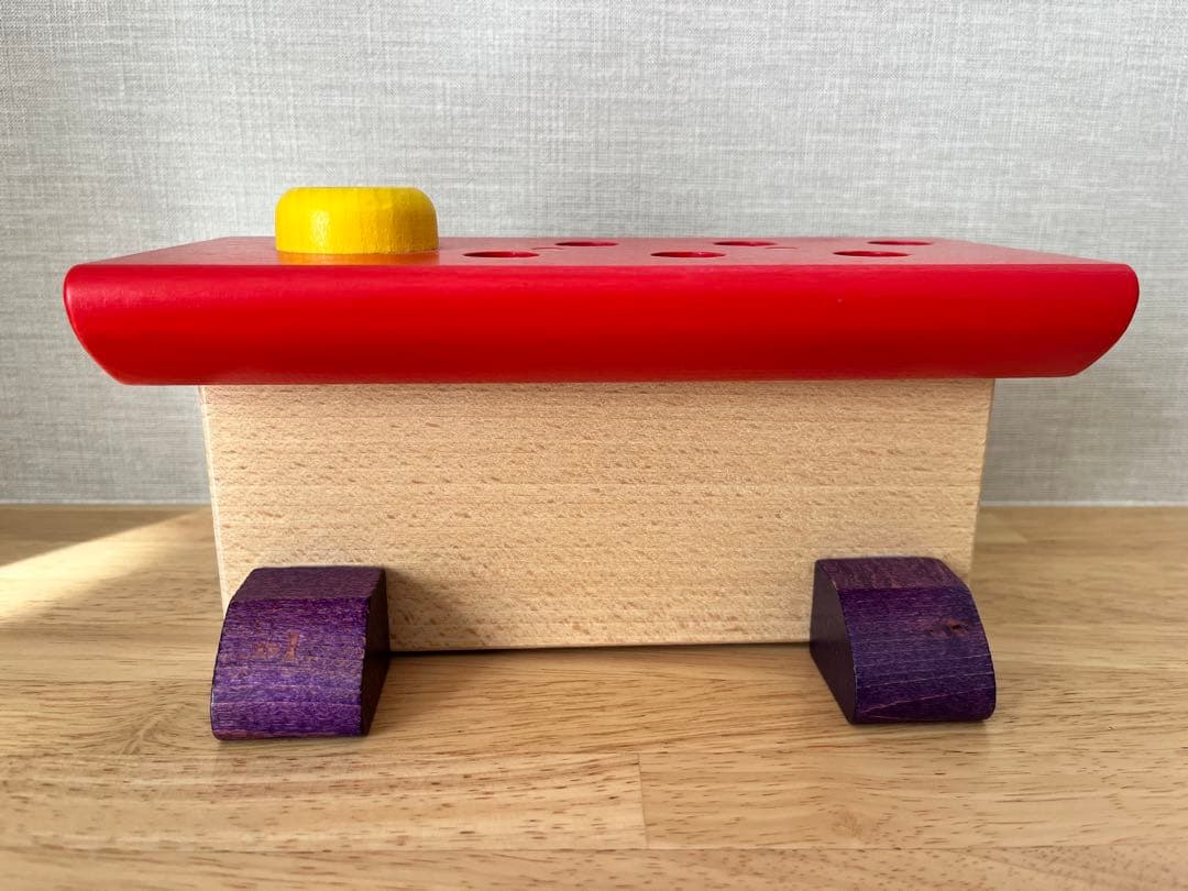 ニック社 木製知育玩具 ハンマートイ 大工さん