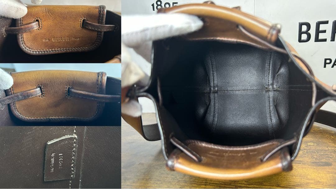 ほぼ新品　特注約50万円　 限定　Berluti ナムソス メッセンジャーバッグ