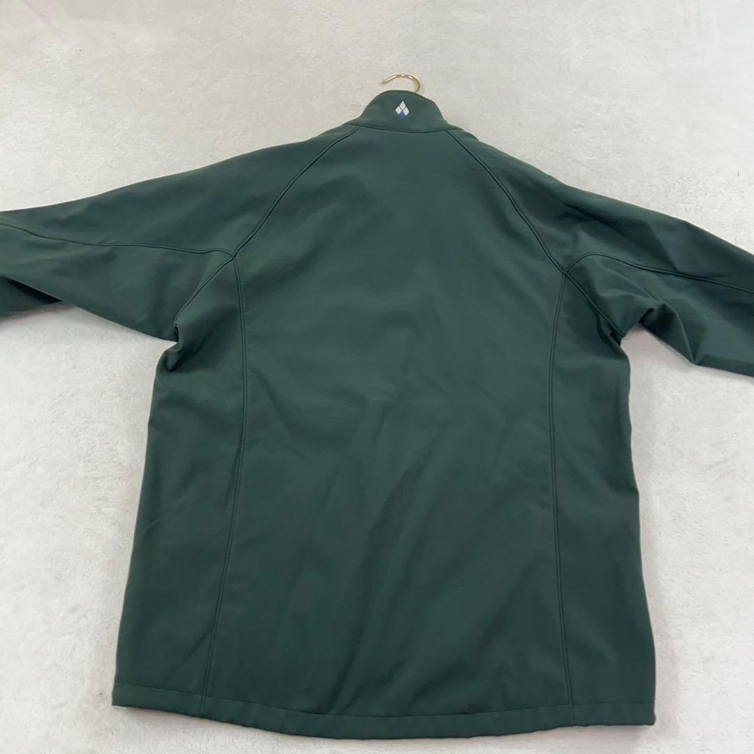 K597 M モンベル ノマドジャケット ロゴ刺繍 ジャケット グリーン メンズ