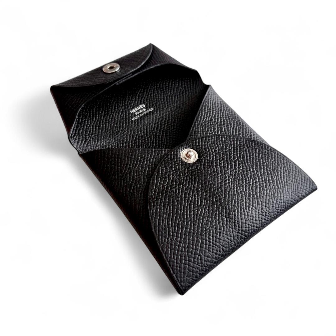 極美品『エルメス』バスティア ケース ノワール ブラック 小銭入れ D刻印