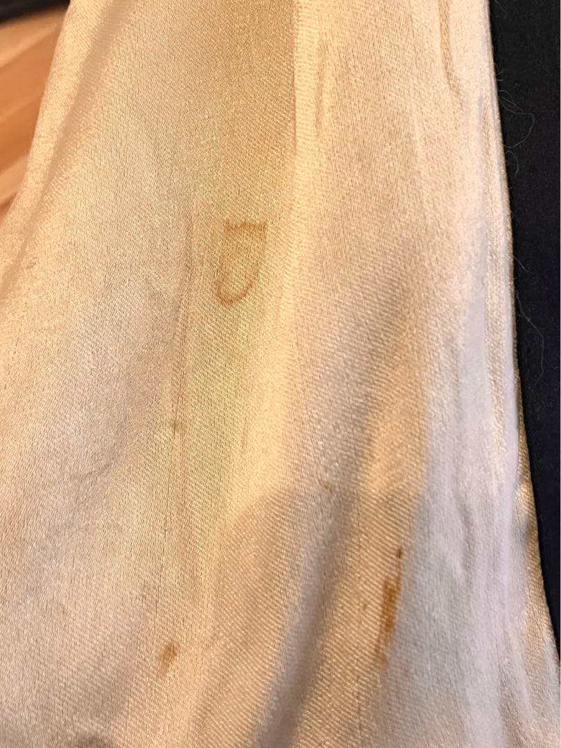 刺繍入りスカジャン 黒/金　リバーシブル