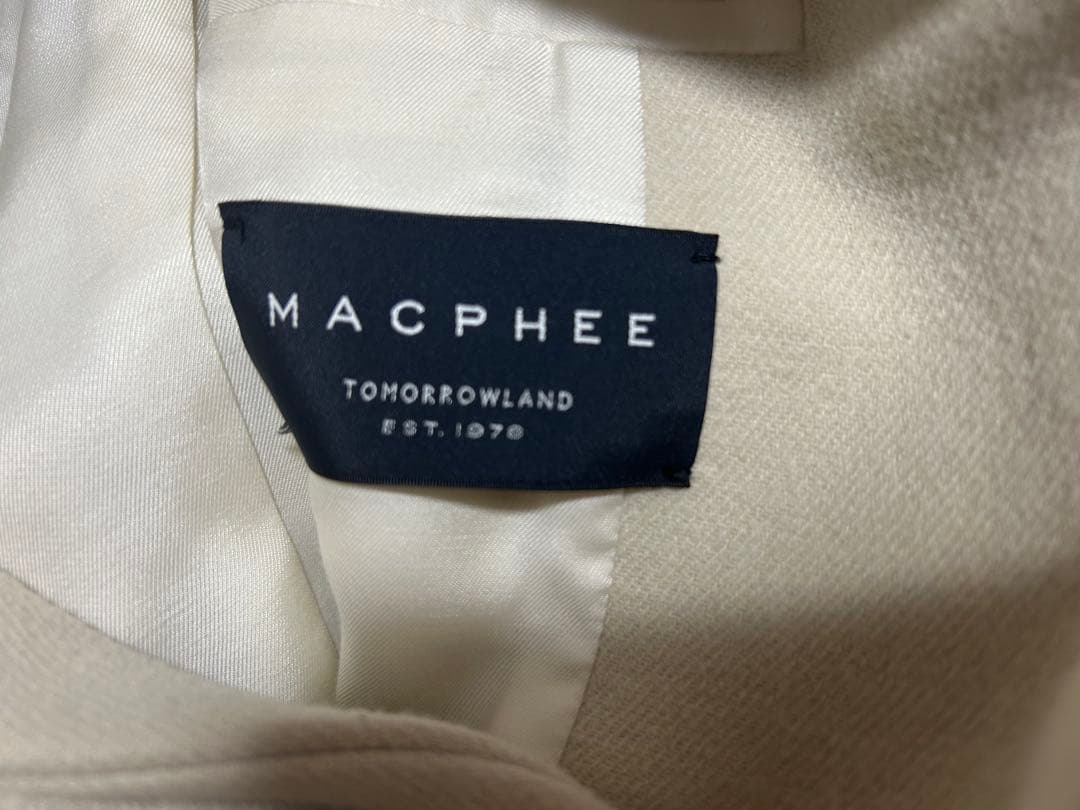 【値下げ中】Tomorrowland アイボリー チェスターコート