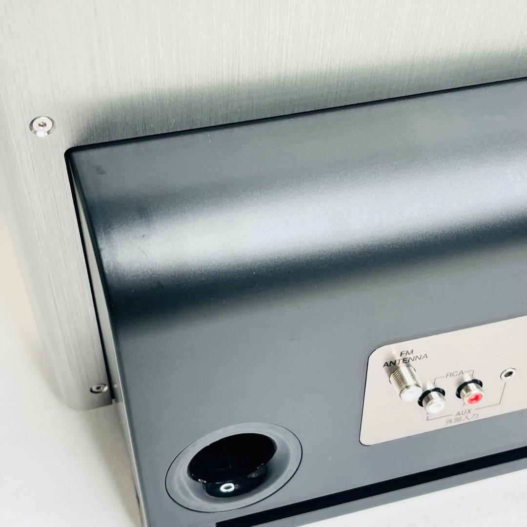 【美品】ANABAS アナバス オーディオ CDクロックラジオ AA-002