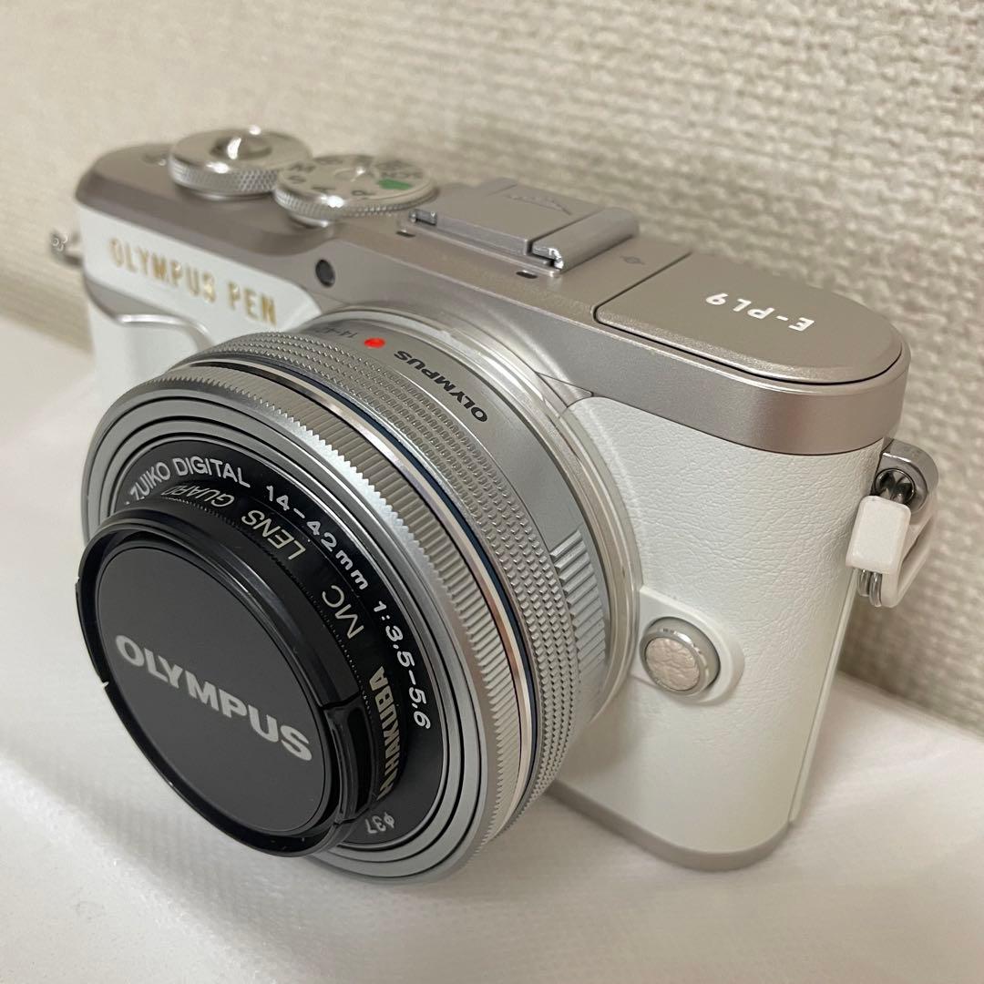 OLYMPUS PEN E-PL9 ホワイト レンズ付き