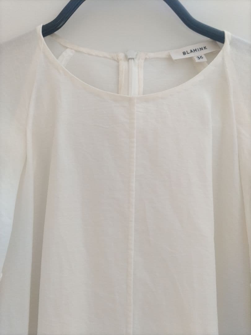 BLAMINK コットンシルクブラウス　36