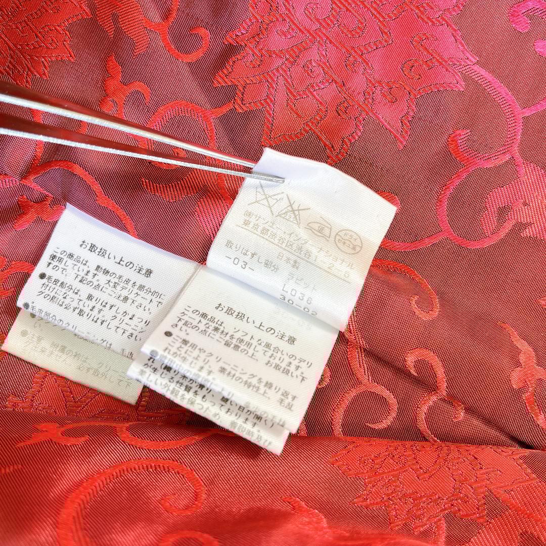 VIVIENNE TAM ヴィヴィアンタム アンゴラ混チャイナジャケット 黒 0