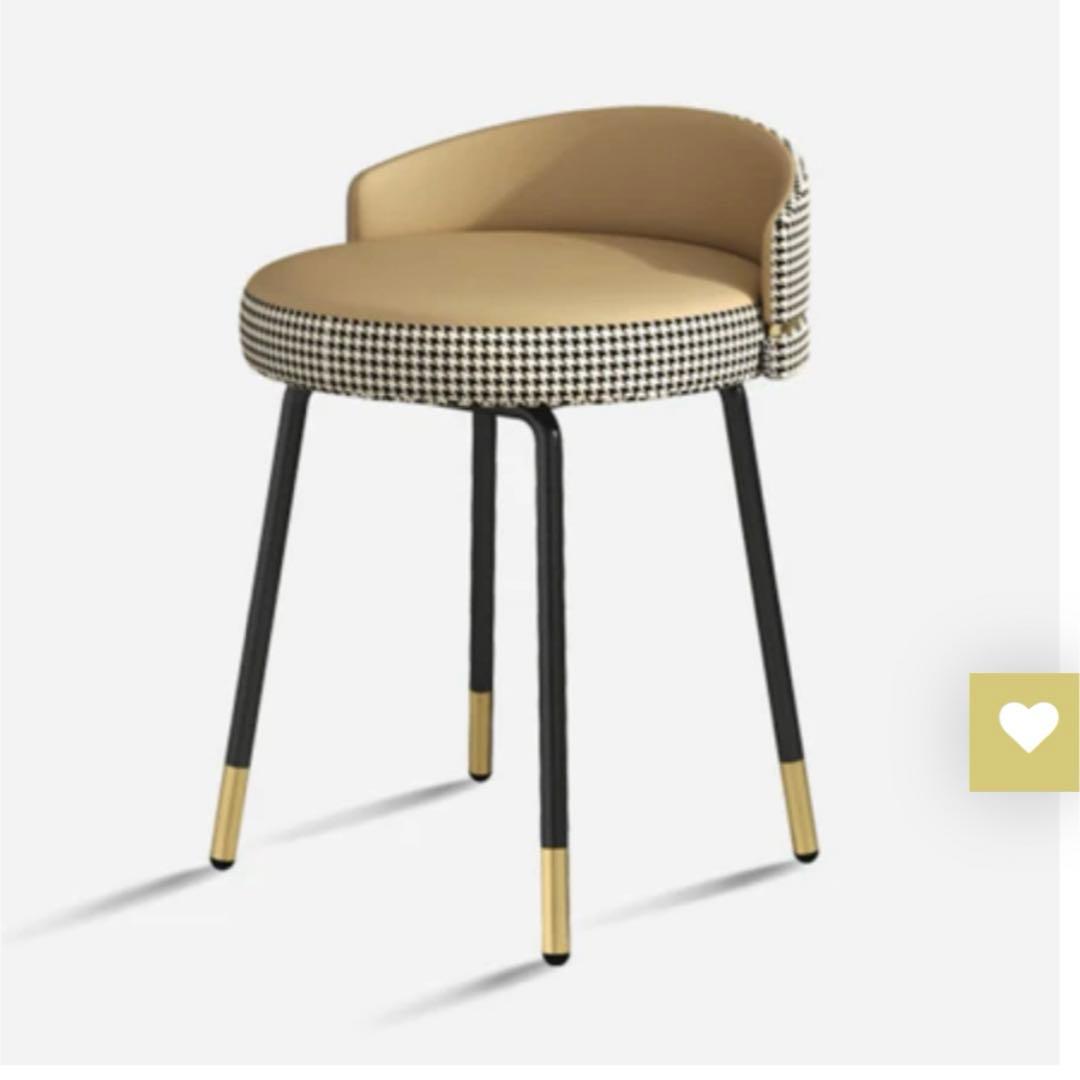 ミューズホーム　ラグジュアリーレザースツール　チェア