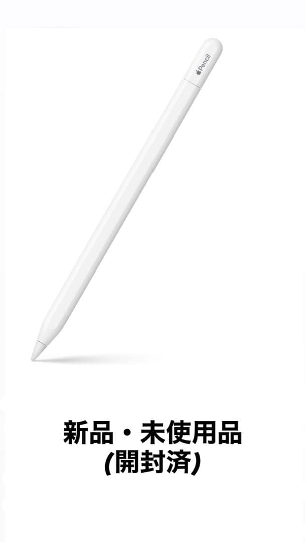 Apple Pencil (USB-C)新品・未使用品 (開封済)