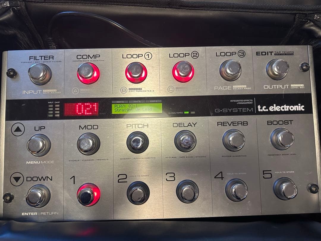 ギター TC Electronic G-System v4.05