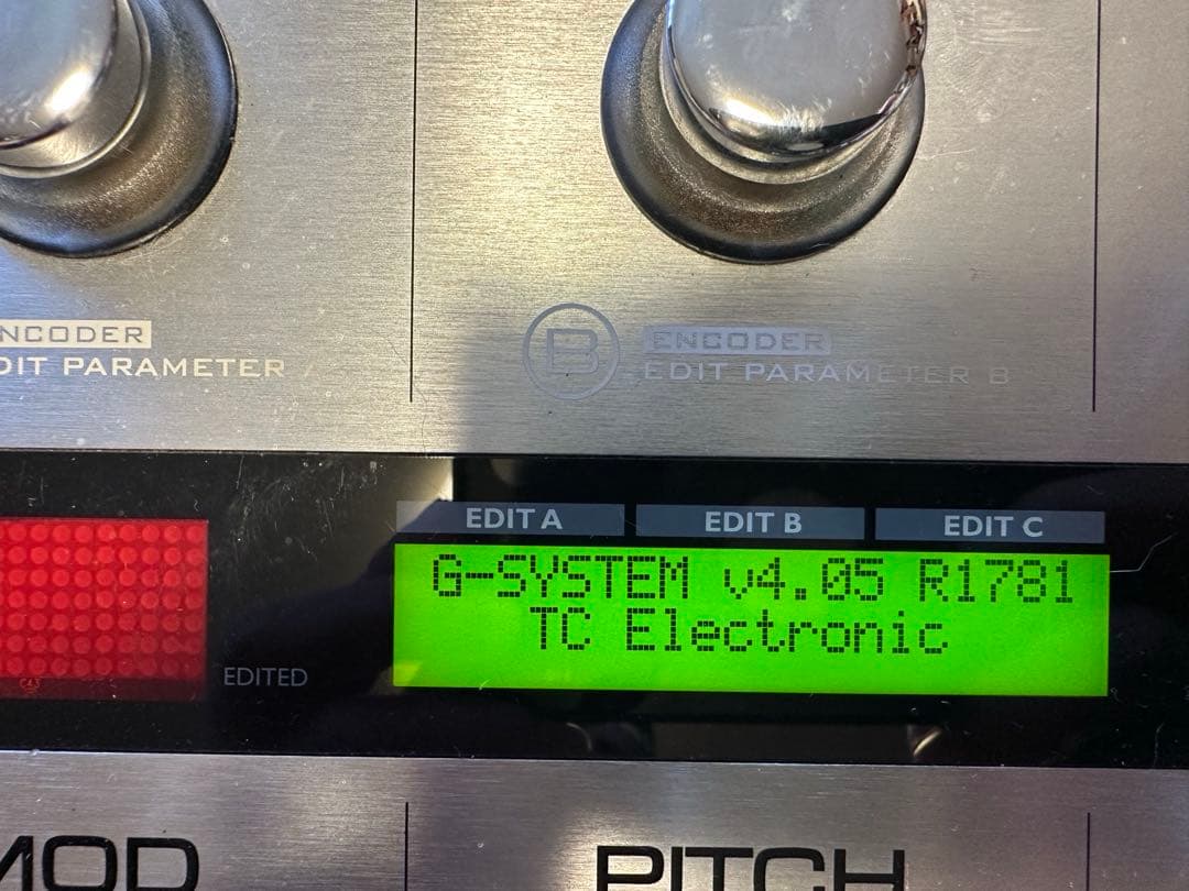 ギター TC Electronic G-System v4.05