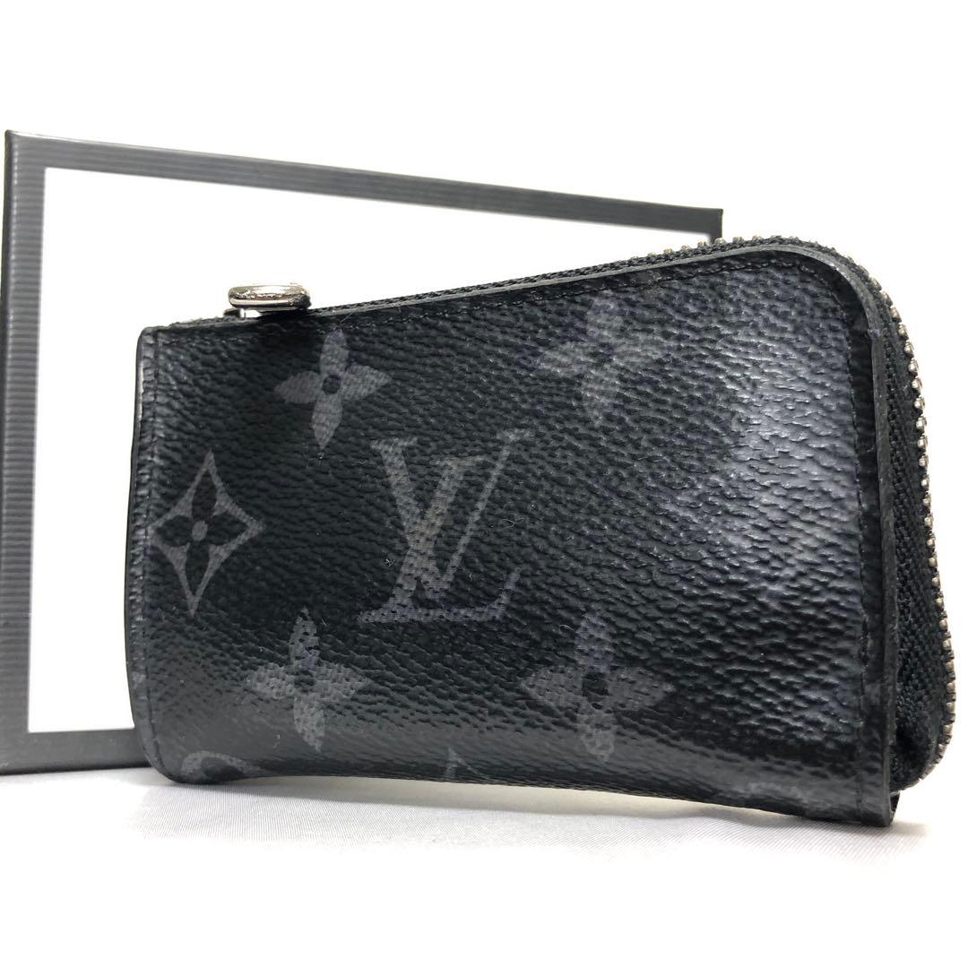 ルイヴィトン　ケース　ポルトモネ　ジュール　エクリプス　メンズ　黒