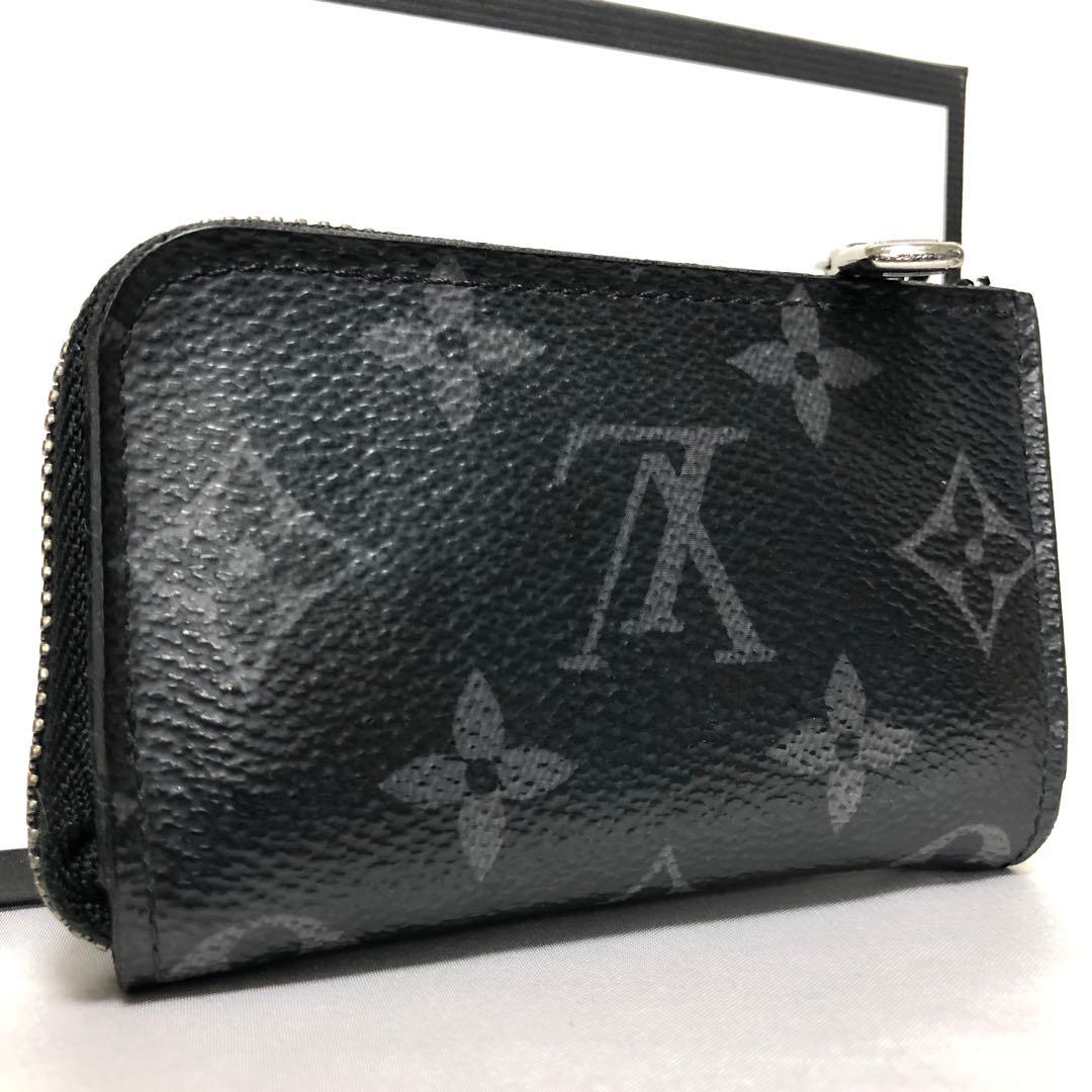 ルイヴィトン　ケース　ポルトモネ　ジュール　エクリプス　メンズ　黒