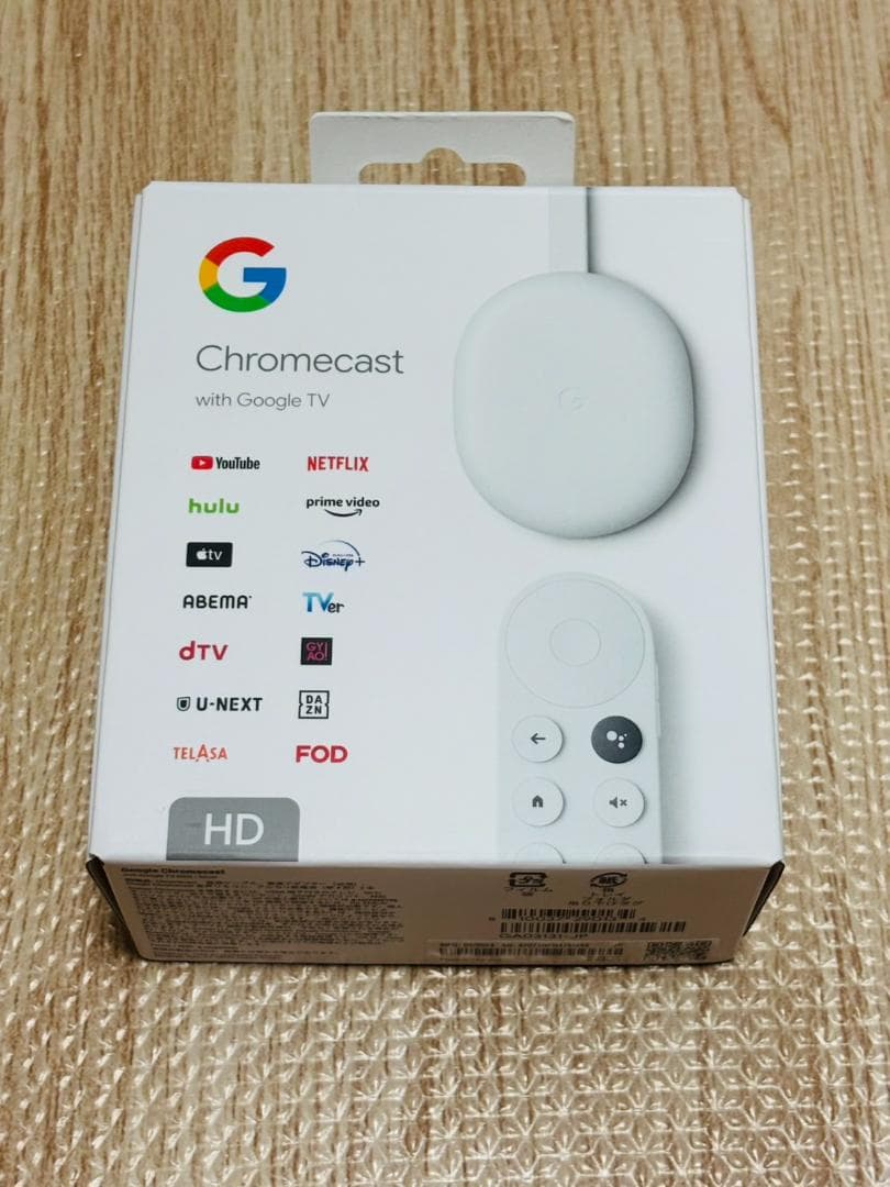 【試しのみ】Chromecast with Google TV（HD)