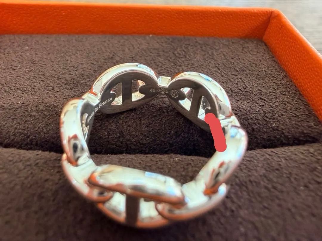 HERMES リング 《シェーヌ・ダンクル・アンシェネ》 PM 46