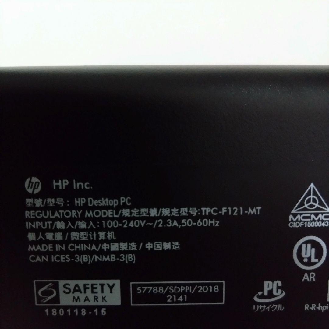 【美品】HP Desktop PC AMD/SSD/NVIDIA