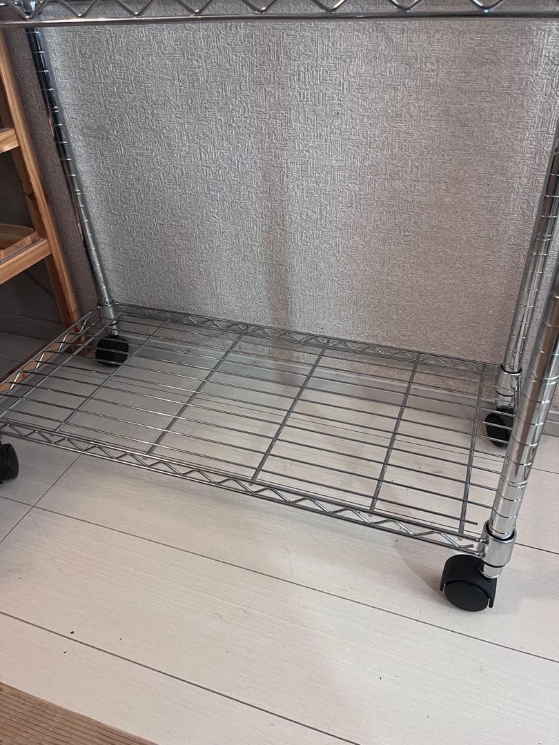 4段スチールラック 2台セット