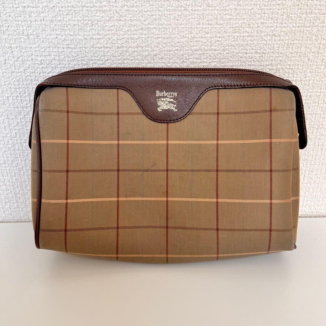 【※トミさん専用】Burberrys チェック柄 ボストンバッグ ポーチセット