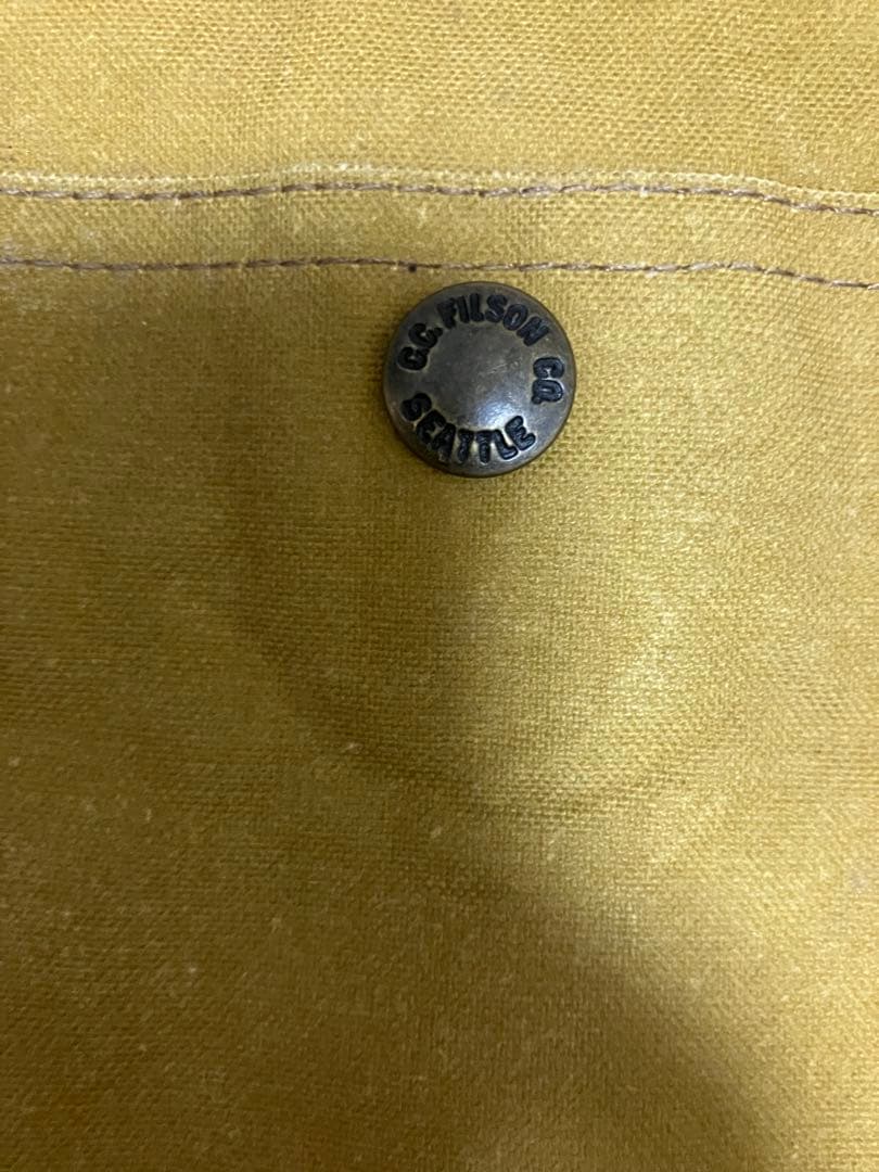 FILSONフィルソンTINCLOTH VESTオイルティンクロスベストカーキ