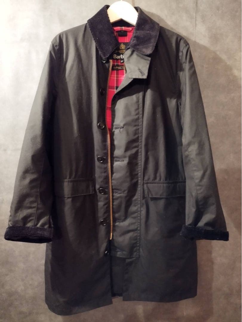Barbour オイルドコート　ロング　美品　サイズS ブラック