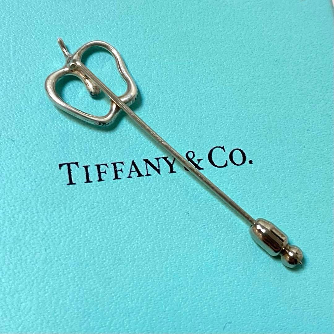 TIFFANY ティファニー オープンアップル ピンブローチ プローチ 刻印