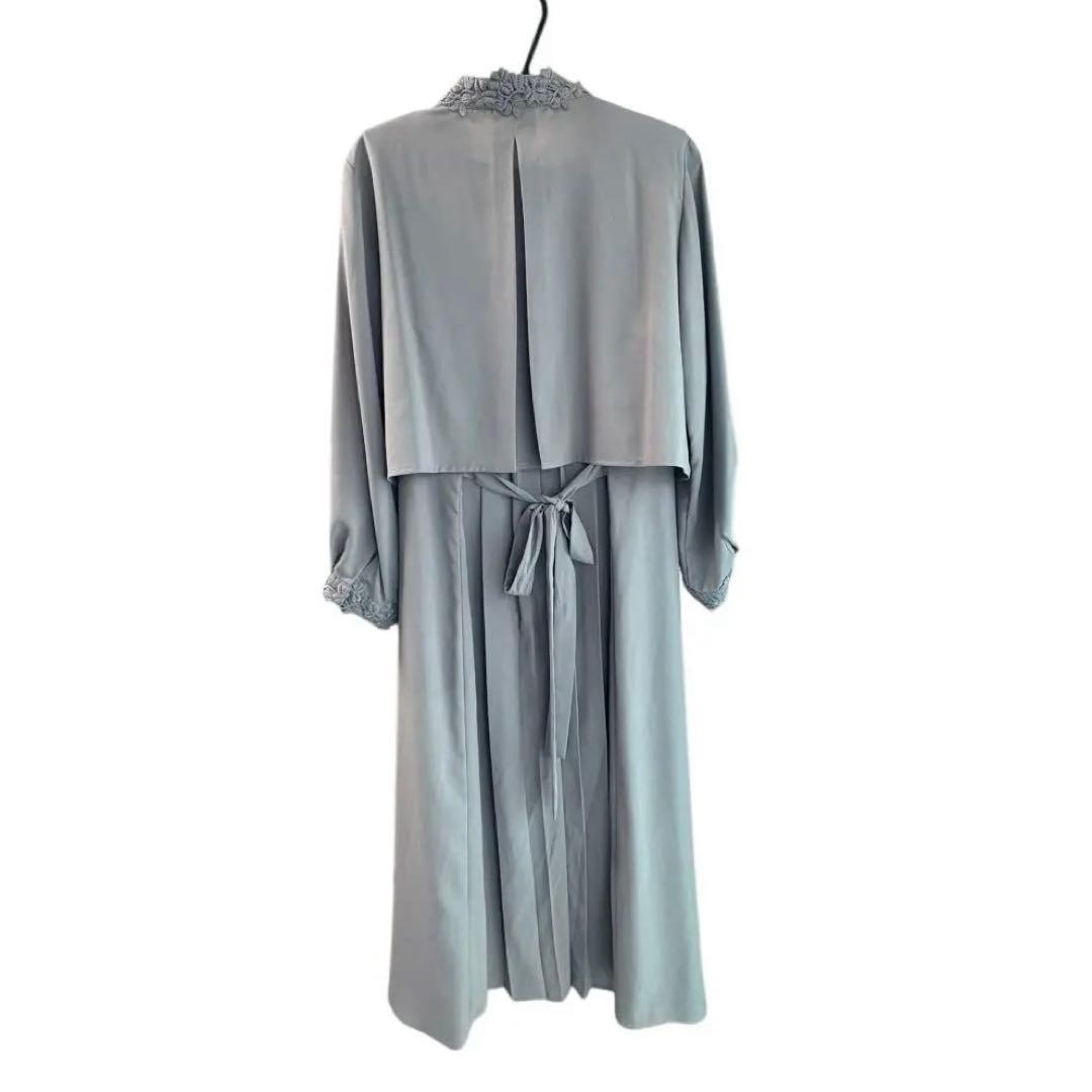 【美品】Rose Tiara フォーマルドレスセット 42 グレージュ