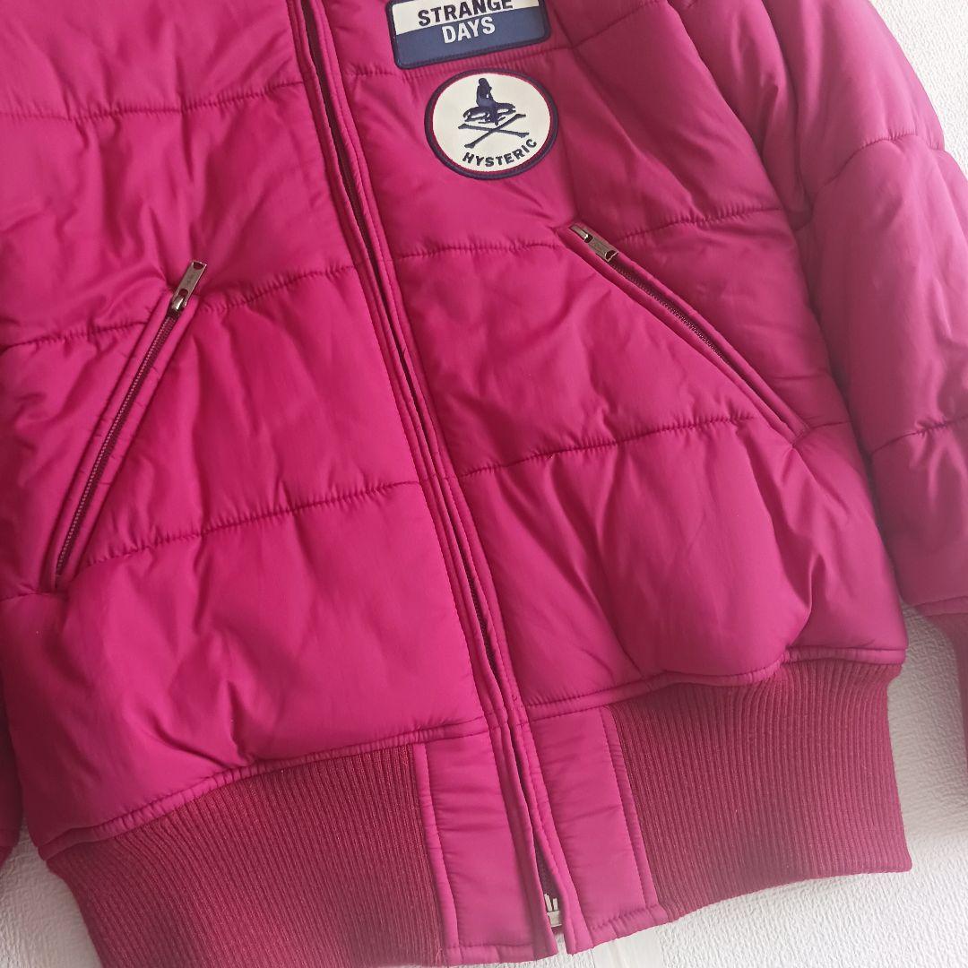 ヒステリックグラマー プリマロフト ダウンダウンジャケット ヒスガール ワッペン