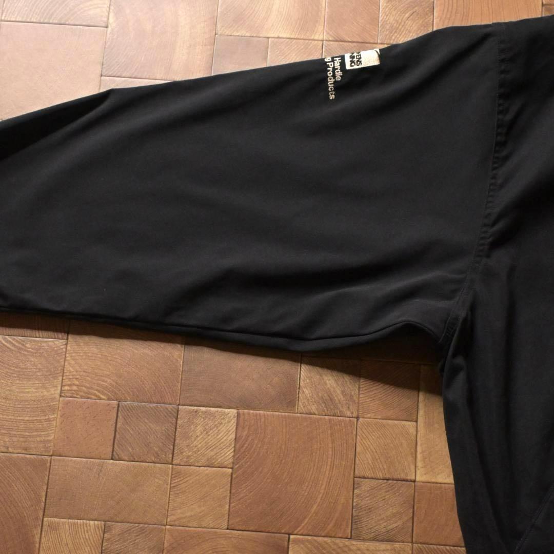 ダ*ー様 00s　US企業ロゴ　スイングトップ　ワークジャケット　ブラック　XL