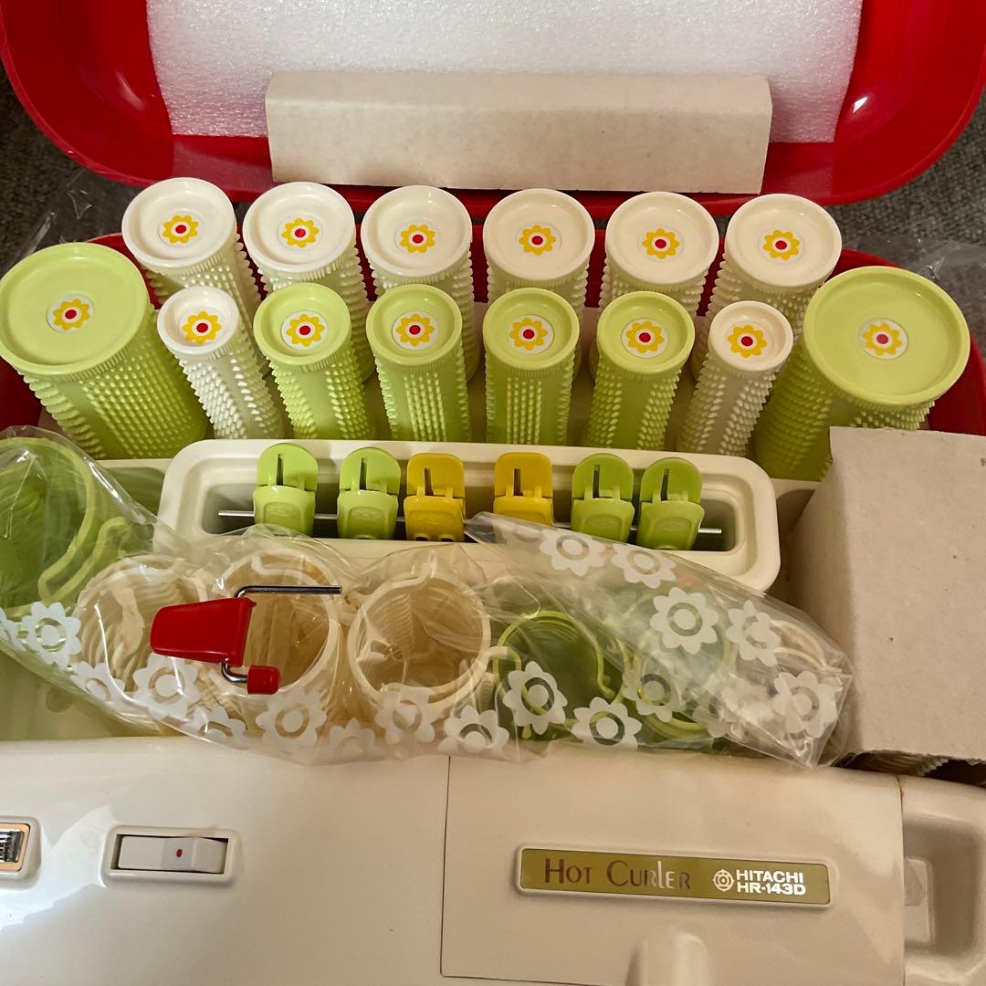 昭和　レトロ　新品未使用　ホットカーラー　日立