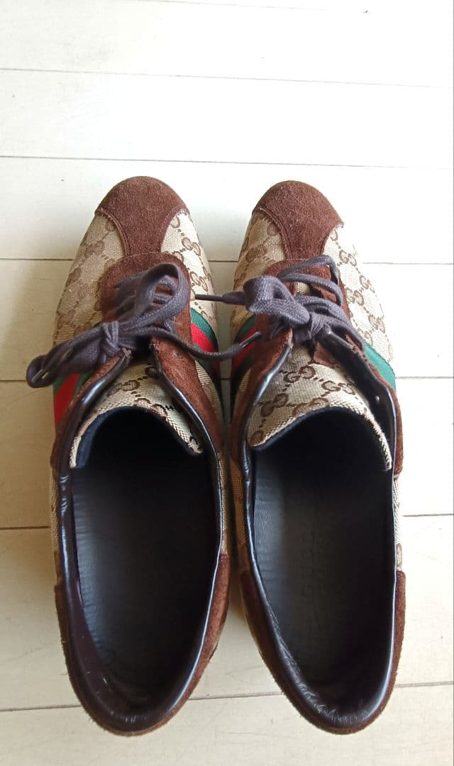 グッチ スニーカー GGキャンバス 31cm (12 1/2)