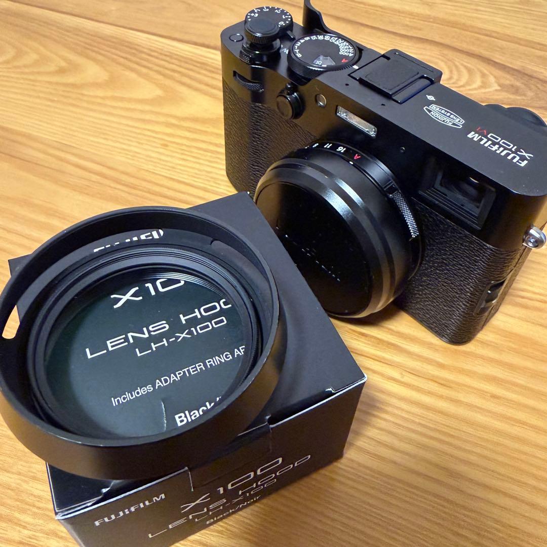 入手困難　美品　FUJIFILM X100ⅵ コンデジ　ブラック　おまけ多数