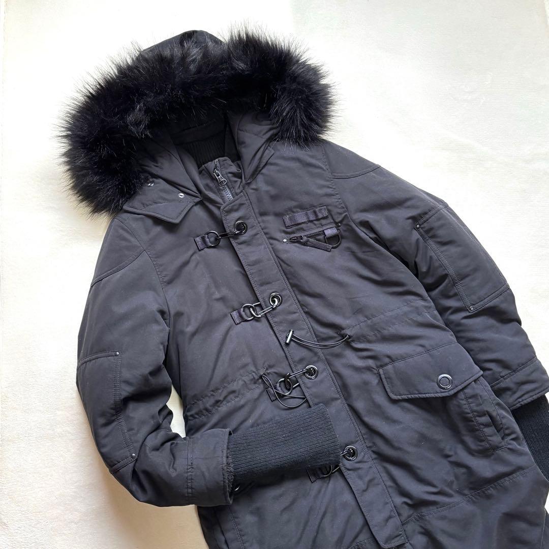 【美品】SLYスライ N3B ミリタリーモッズコート y2k ブラック サイズ1